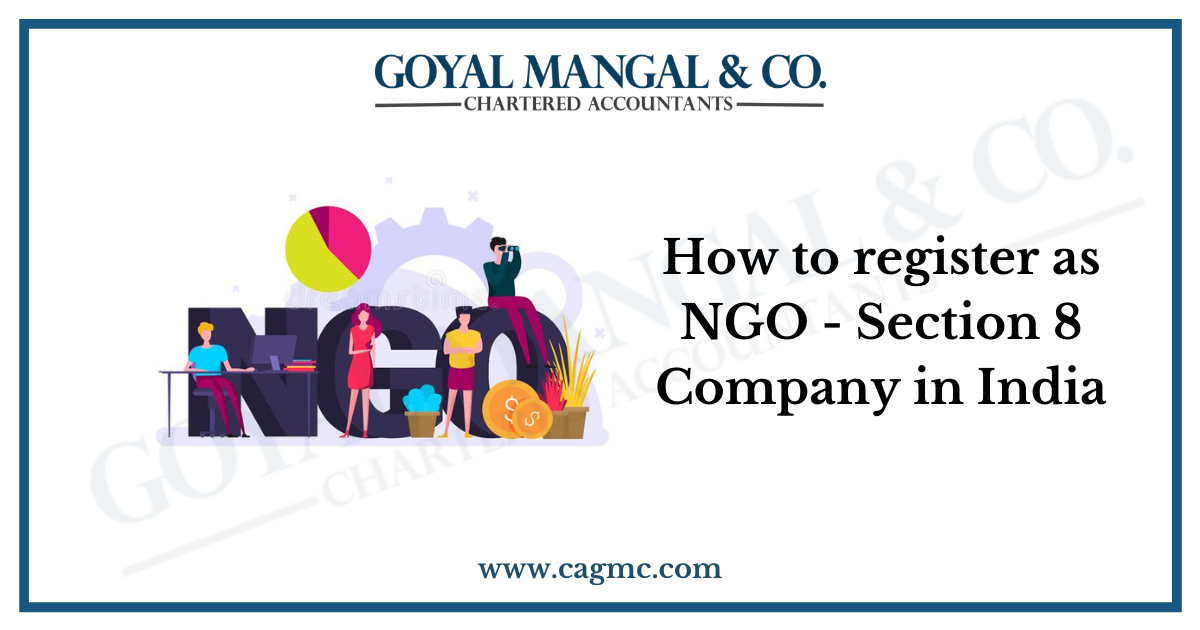 How to register as NGO - Section 8 Company in India