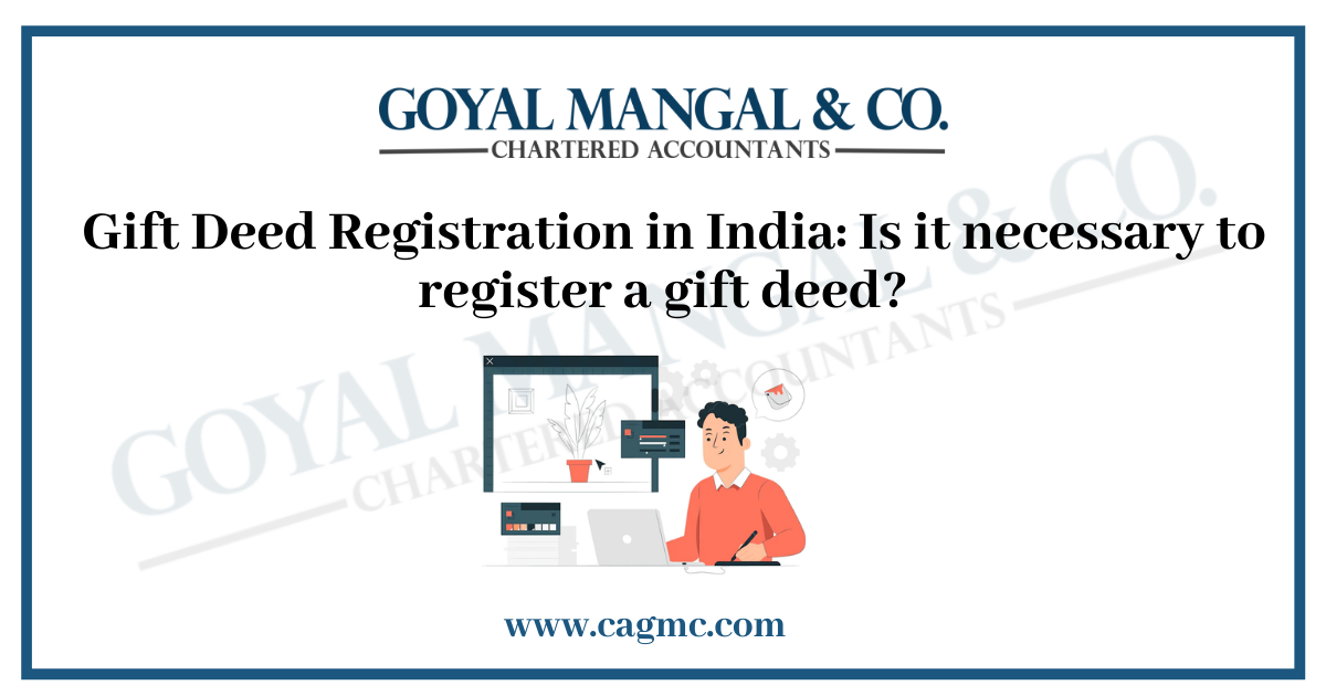 Gift Deed Registration in India