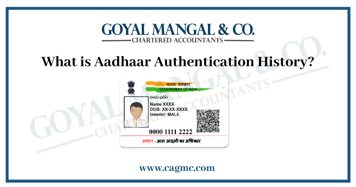 What is Aadhaar Authentication History?