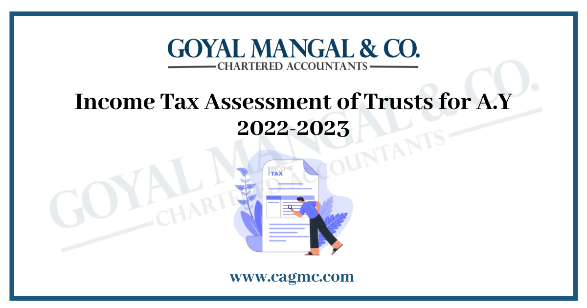 Income Tax Assessment of Trusts