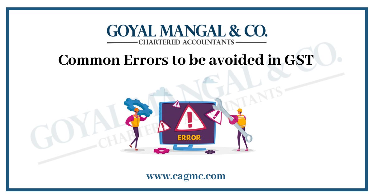 Common Error in Filing of GST Returns