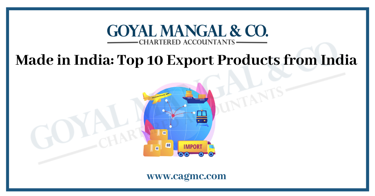 Top 10 Export Products from India