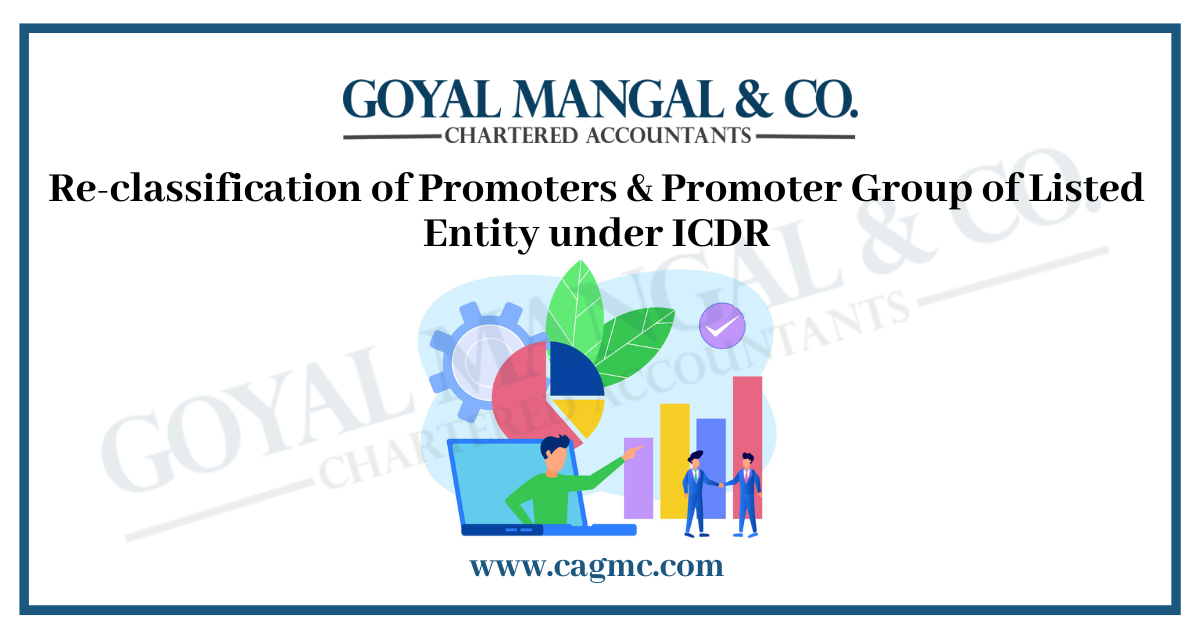 Re-classification of Promoters & Promoter Group of Listed Entity under ICDR