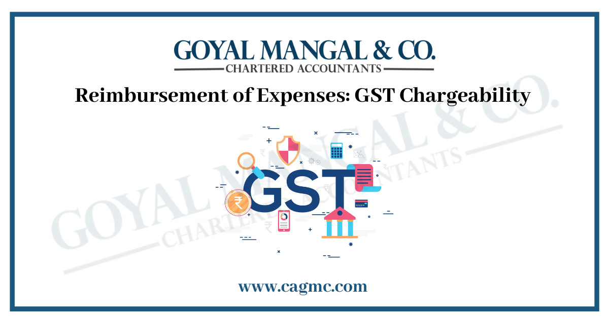 Reimbursement of Expenses GST Chargeability