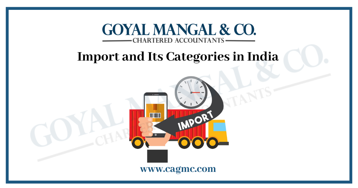 Import and Its Categories in India