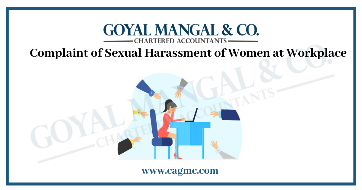 Complaint of Sexual Harassment at Workplace