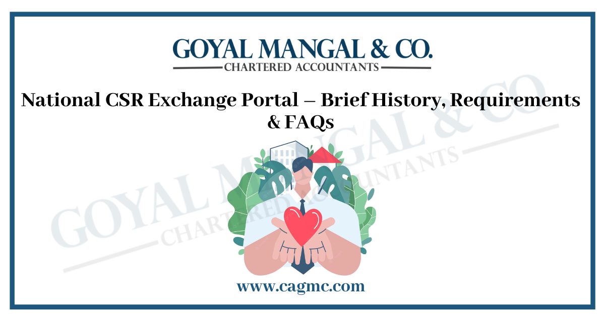 National CSR Exchange Portal