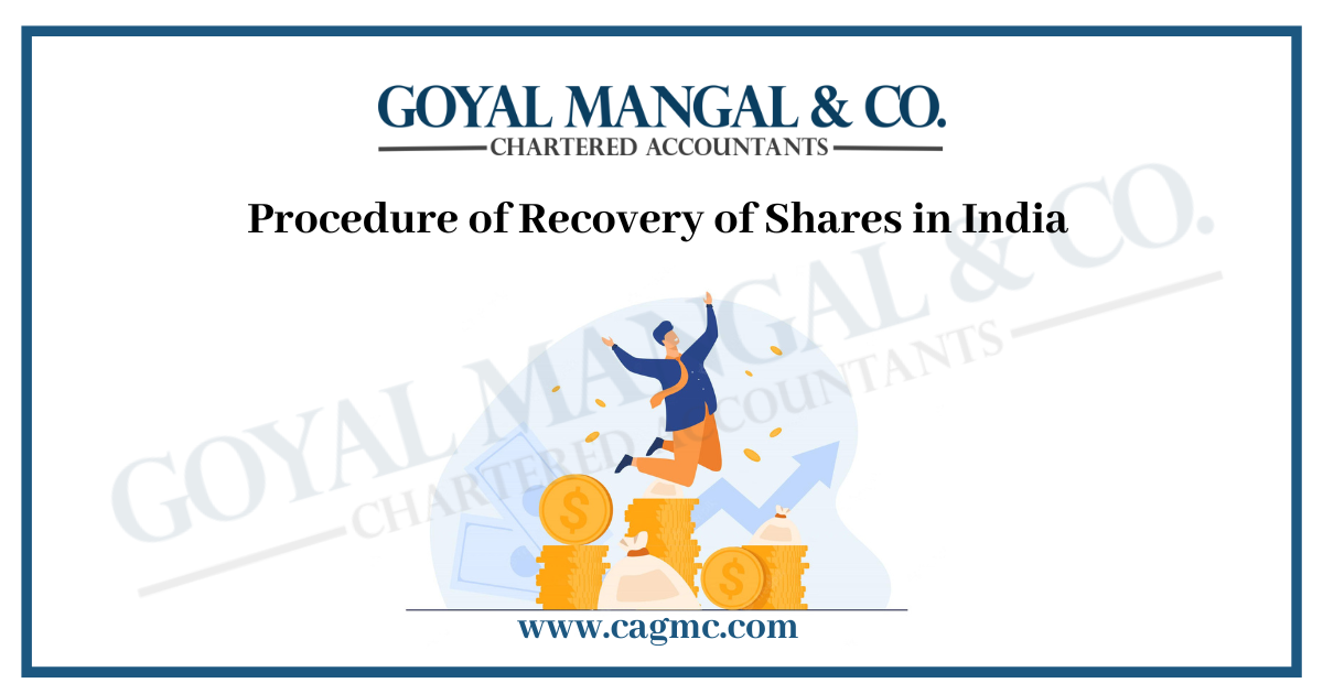 Procedure of Recovery of Shares in India