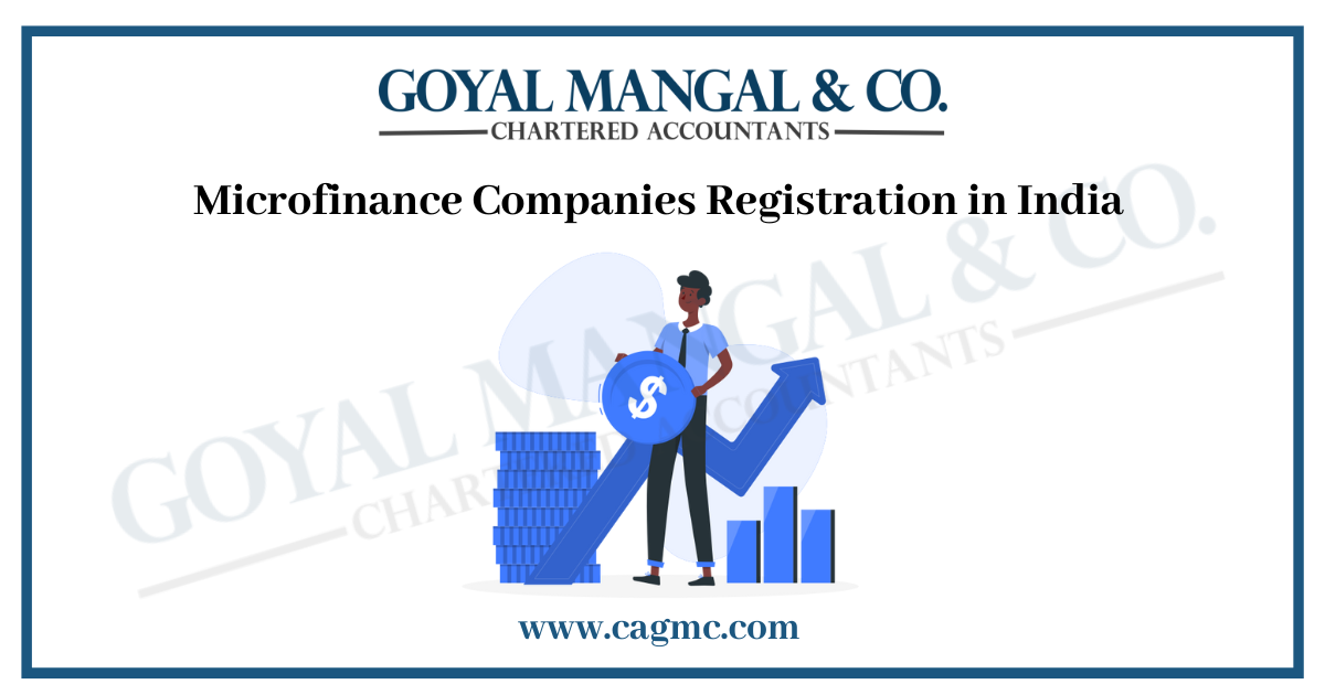 Microfinance Company Registration in India