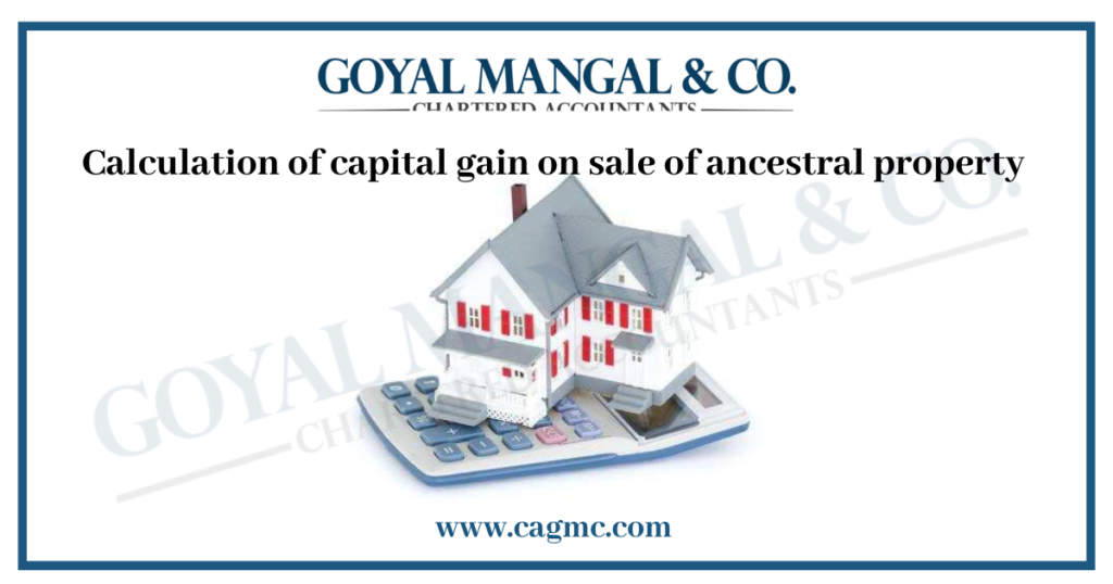 Is Sale Of Ancestral Property Taxable