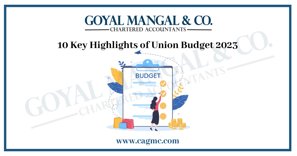 Key Highlights of Union Budget 2023