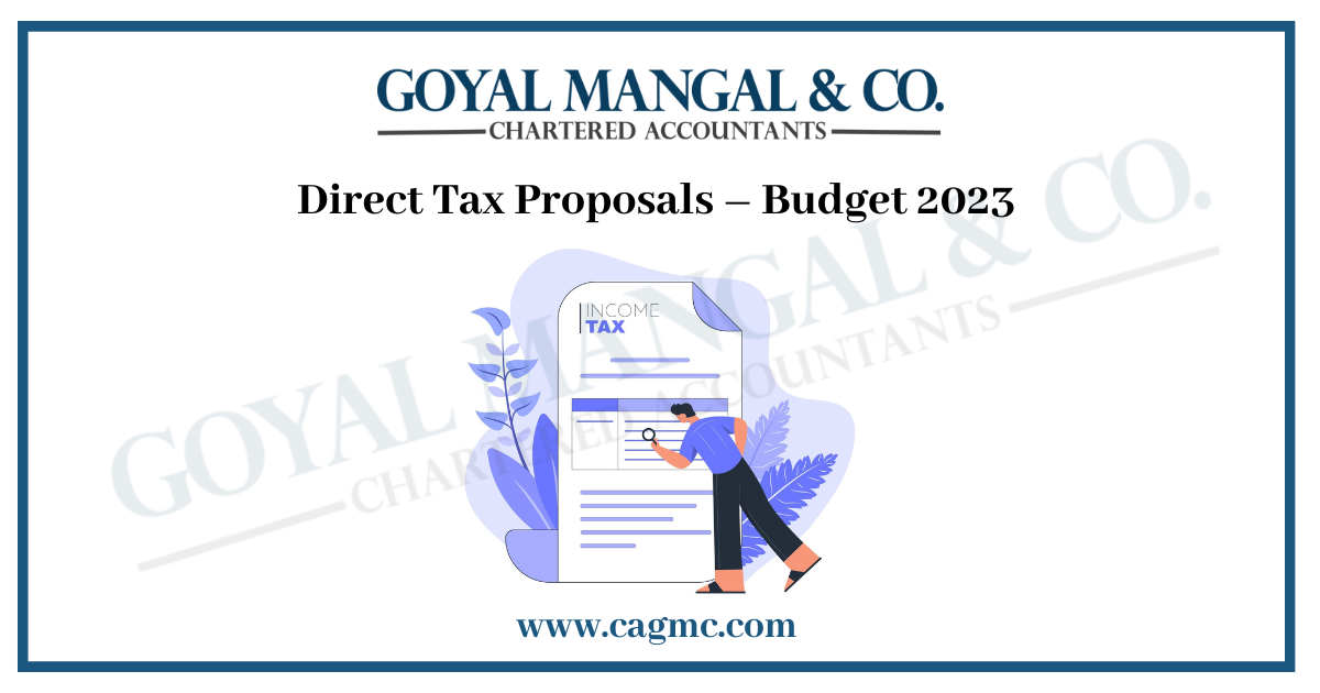 Direct Tax Proposals