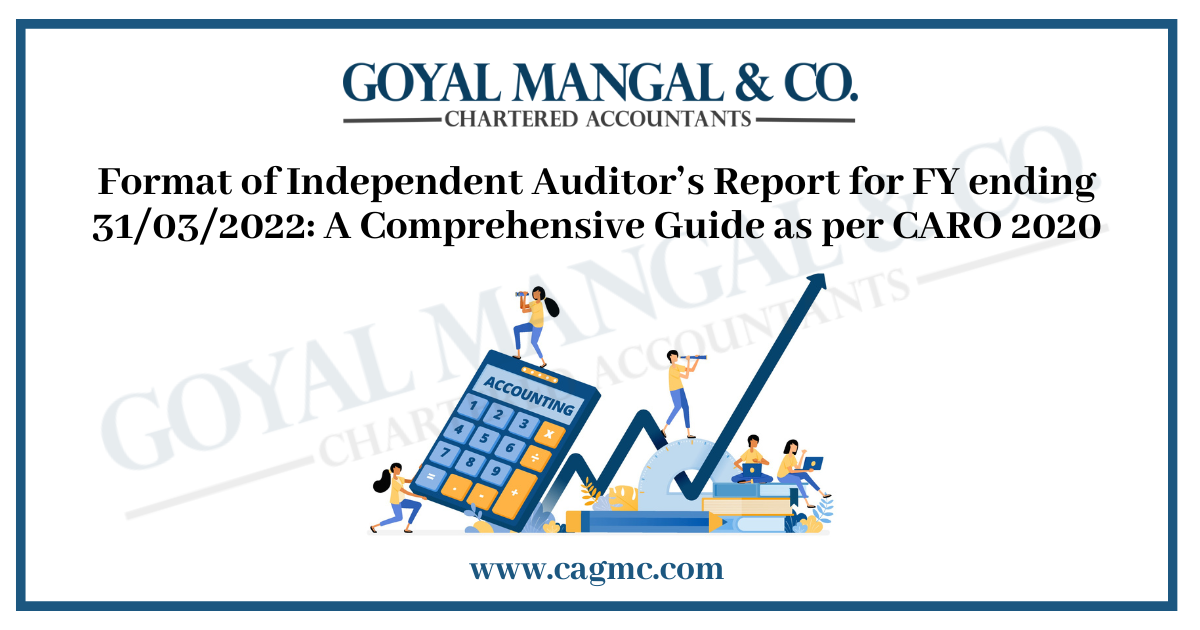 Format of Independent Auditor’s Report