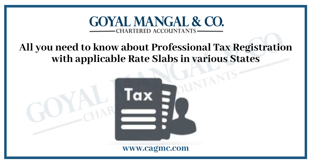 Professional Tax Registration in India