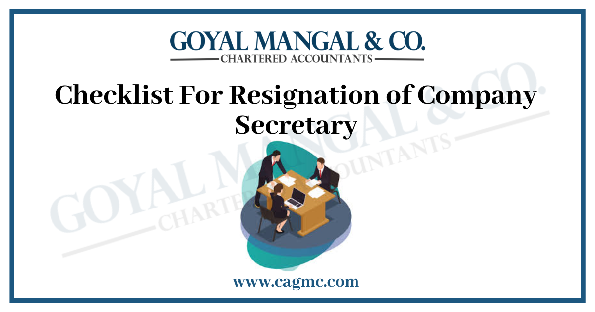 Resignation of Company Secretary