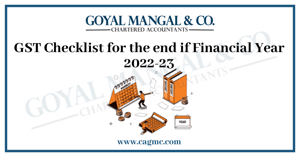 GST Year-End Checklist