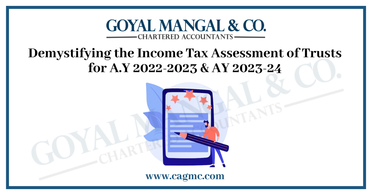 Income Tax Assessment of Trusts