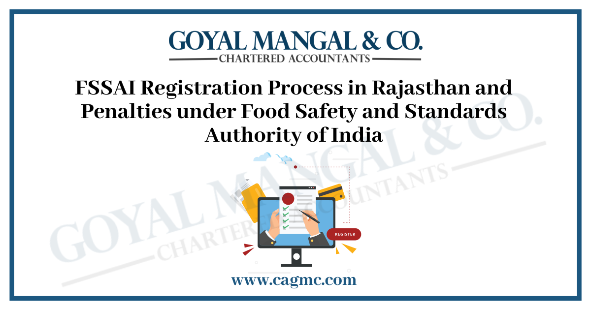 FSSAI Registration Process in Rajasthan