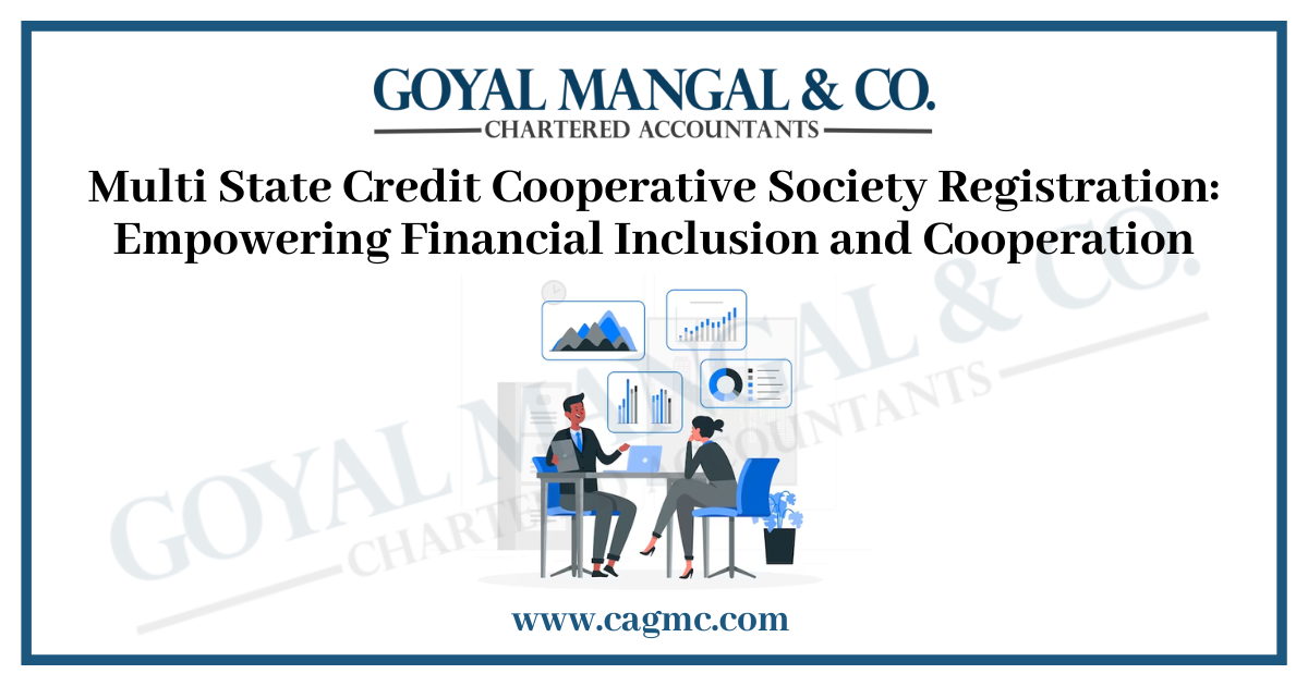 Multi-State Credit Cooperative Society Registration