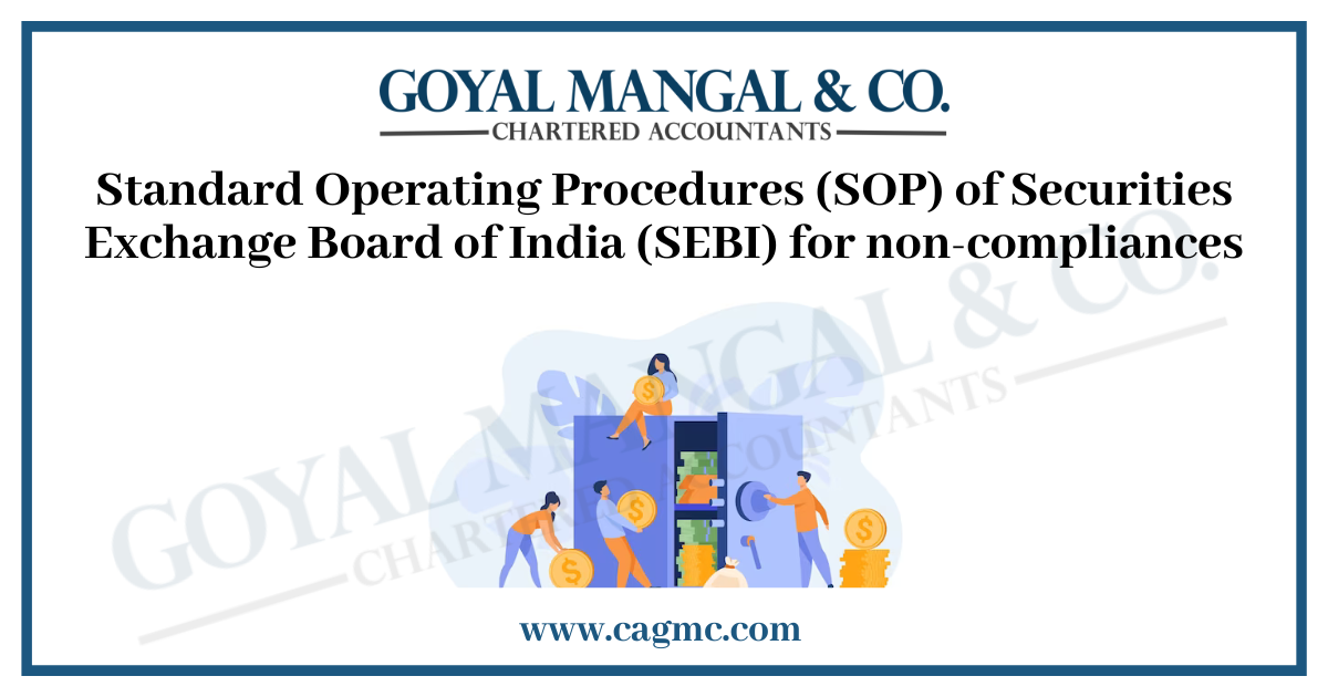 SOP of SEBI for non compliances