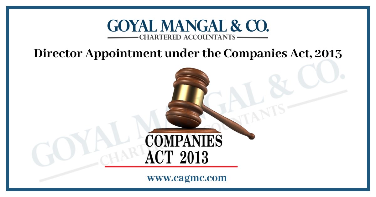 Director Appointment under the Companies Act, 2013