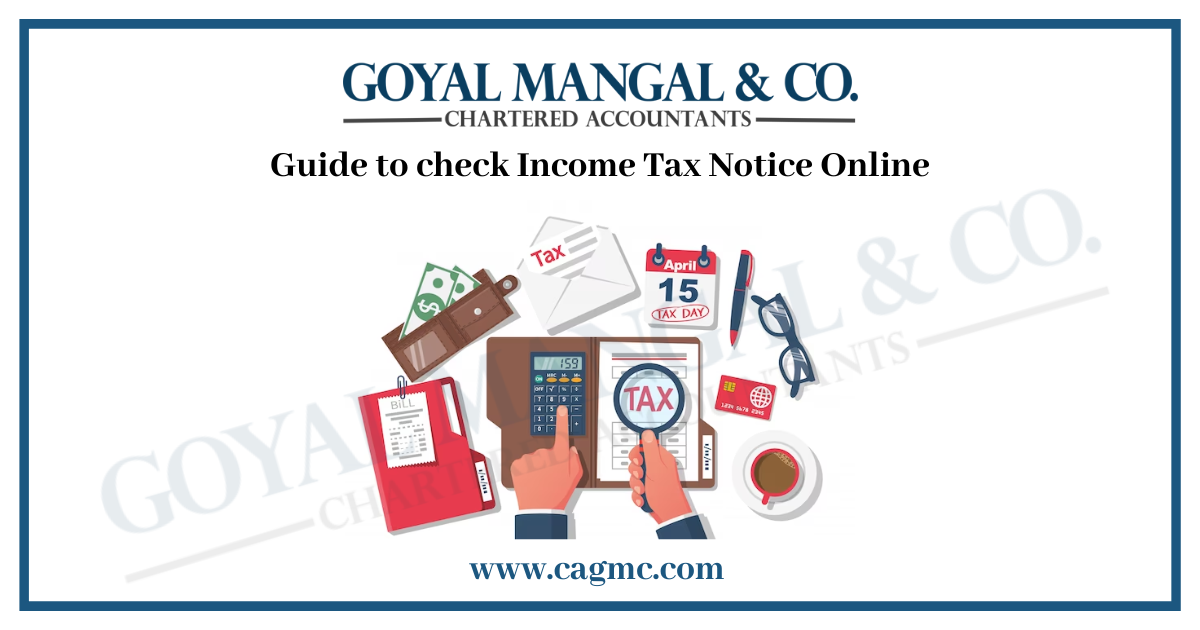 check Income Tax Notice Online