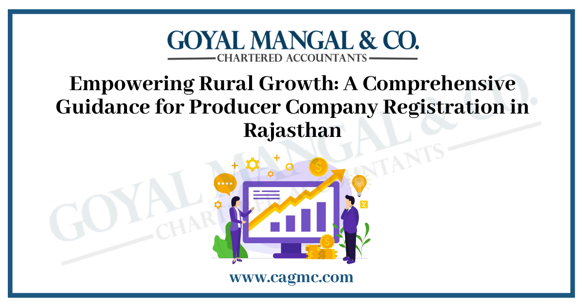 Producer Company Registration in Rajasthan