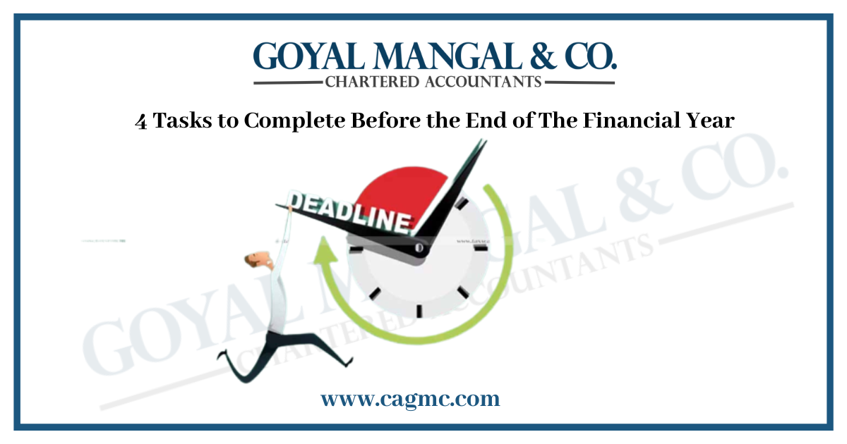 Tasks to Complete Before the End of The Financial Year