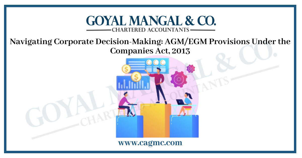 Corporate Decision-Making: AGM/EGM