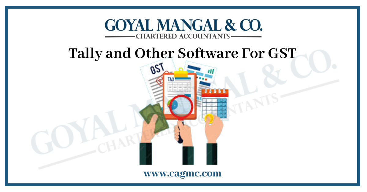 Tally and Other Software For GST