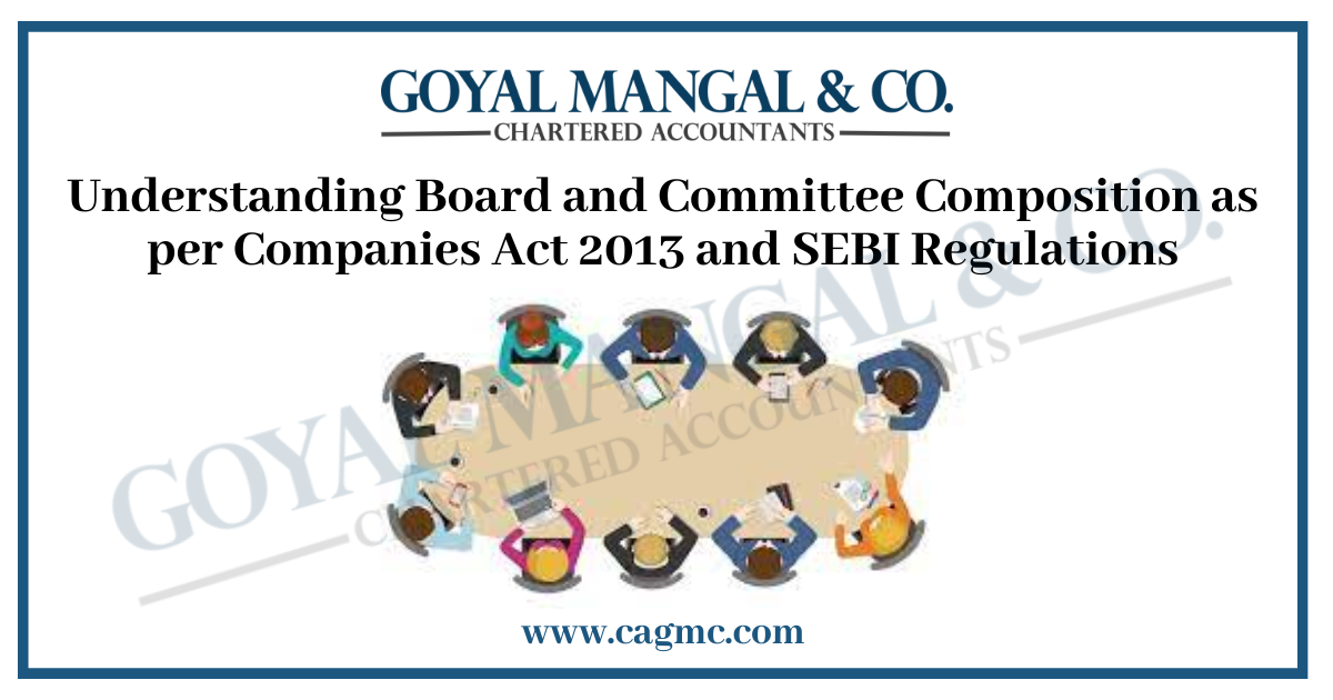 Understanding Board and Committee Composition as per Companies Act 2013 and SEBI Regulations