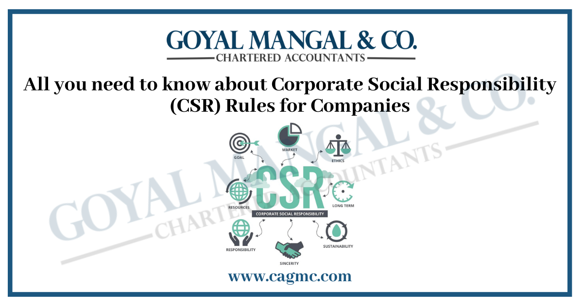 Corporate Social Responsibilities rules for companies