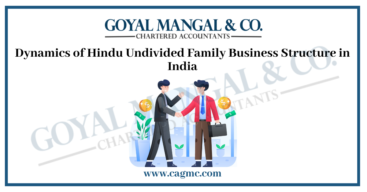 Hindu Undivided Family Business Structure in India