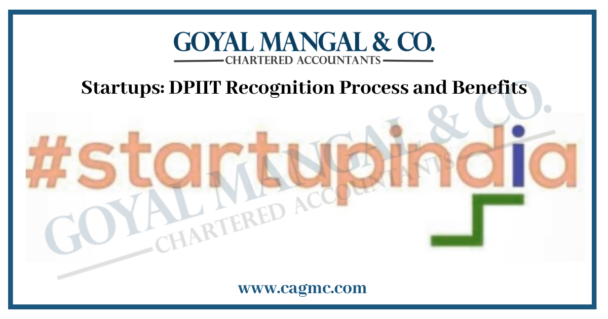 DPIIT Recognition for Startups